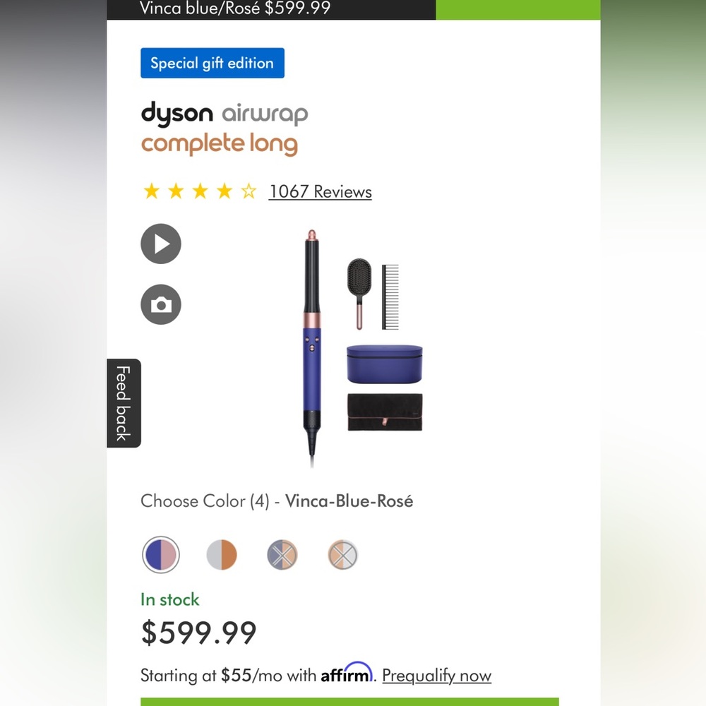 Dyson airwrap